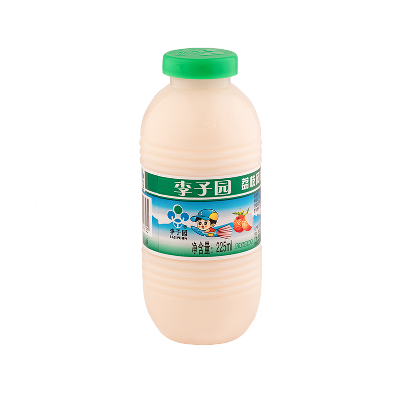 荔枝风味乳饮料，单瓶净含量225ml